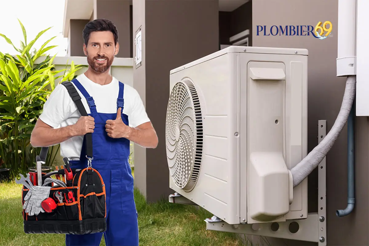 Installation pompe à chaleur chauffage et ECS économe à  Lyon - Plombier69